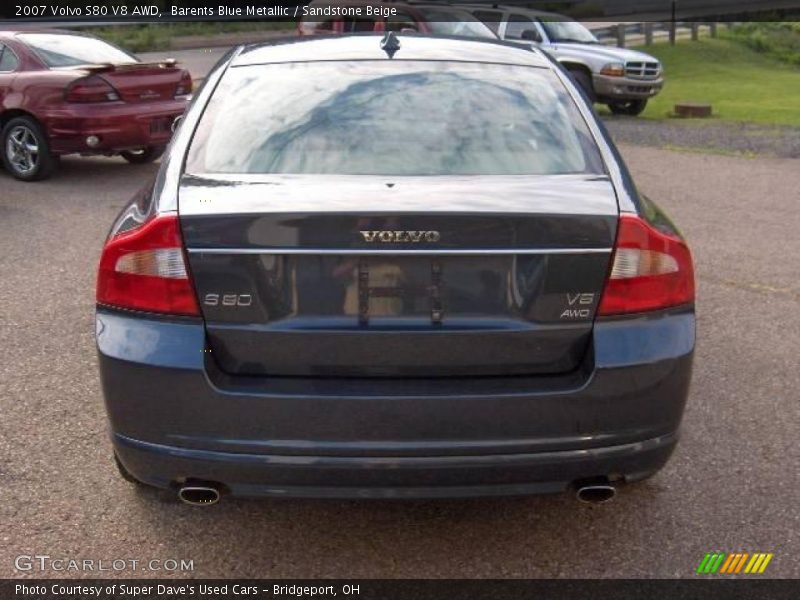 Barents Blue Metallic / Sandstone Beige 2007 Volvo S80 V8 AWD