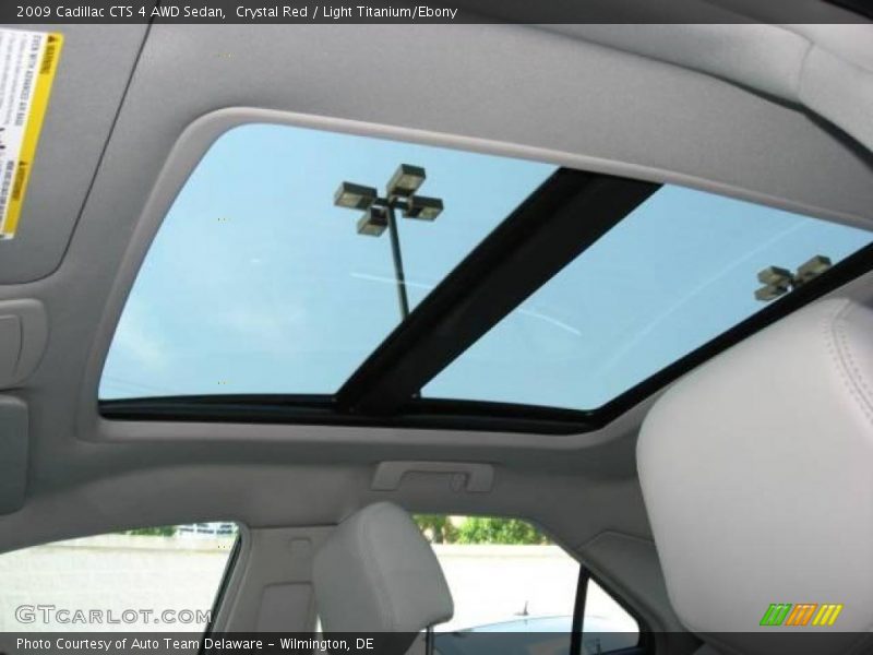 Crystal Red / Light Titanium/Ebony 2009 Cadillac CTS 4 AWD Sedan