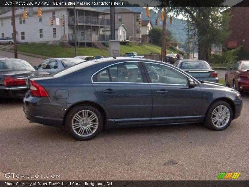 Barents Blue Metallic / Sandstone Beige 2007 Volvo S80 V8 AWD