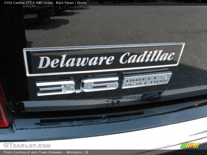 Black Raven / Ebony 2009 Cadillac CTS 4 AWD Sedan