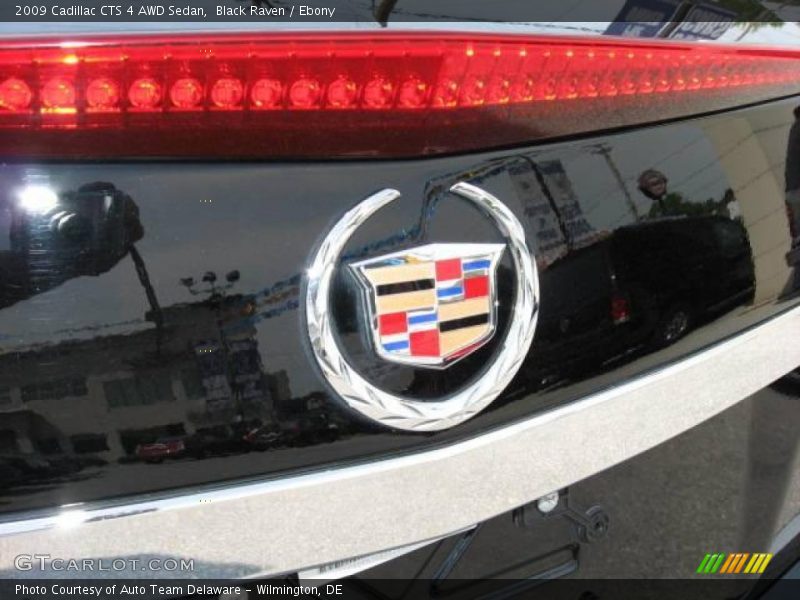Black Raven / Ebony 2009 Cadillac CTS 4 AWD Sedan
