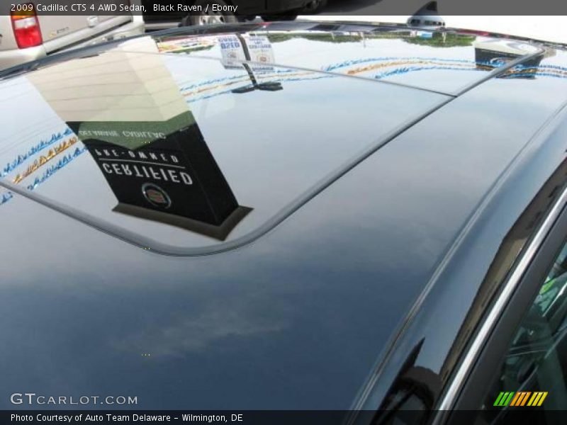 Black Raven / Ebony 2009 Cadillac CTS 4 AWD Sedan