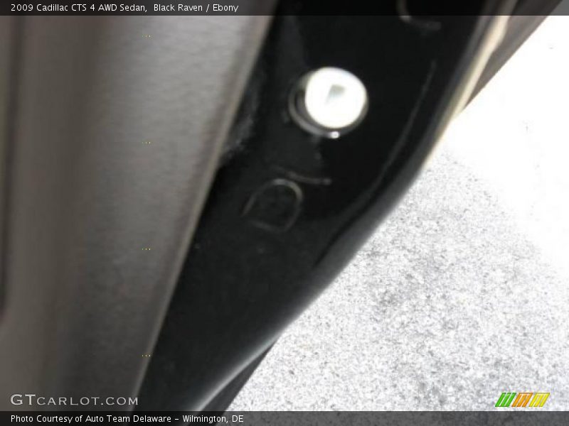 Black Raven / Ebony 2009 Cadillac CTS 4 AWD Sedan