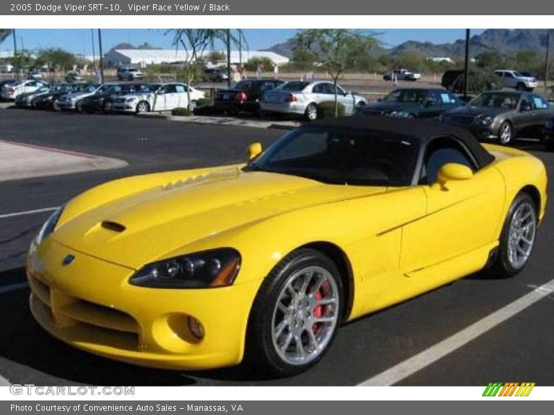 Viper Race Yellow / Black 2005 Dodge Viper SRT-10