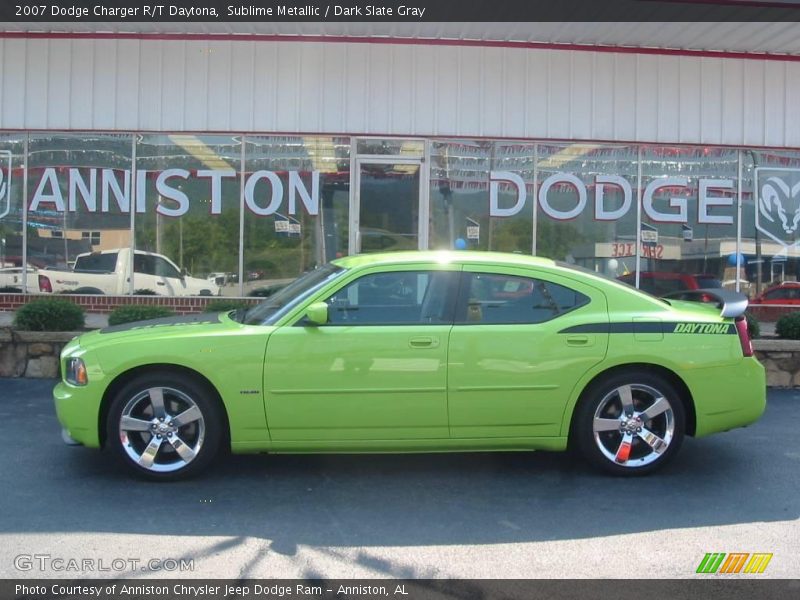 Sublime Metallic / Dark Slate Gray 2007 Dodge Charger R/T Daytona