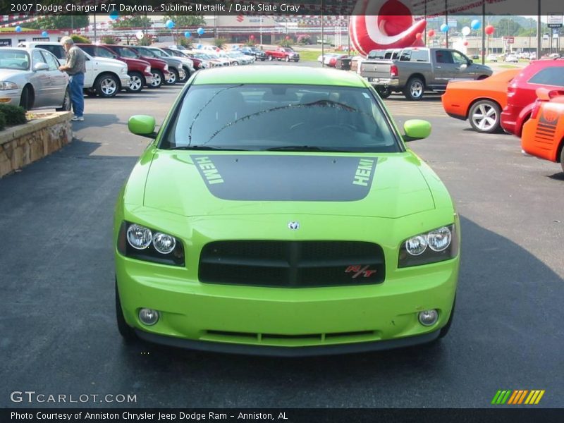Sublime Metallic / Dark Slate Gray 2007 Dodge Charger R/T Daytona