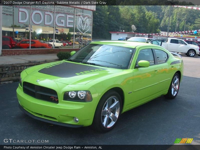 Sublime Metallic / Dark Slate Gray 2007 Dodge Charger R/T Daytona