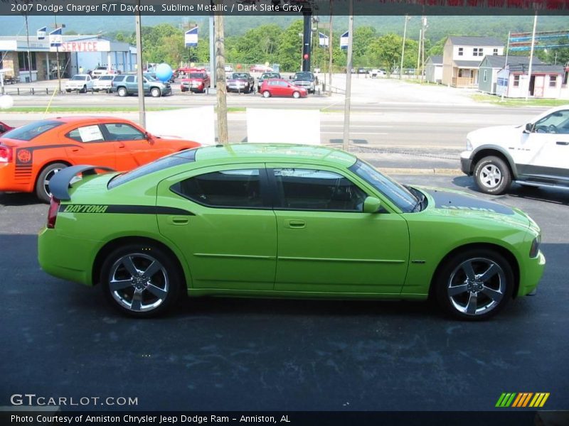Sublime Metallic / Dark Slate Gray 2007 Dodge Charger R/T Daytona