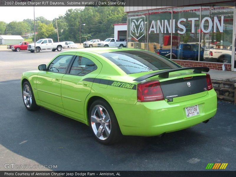 Sublime Metallic / Dark Slate Gray 2007 Dodge Charger R/T Daytona