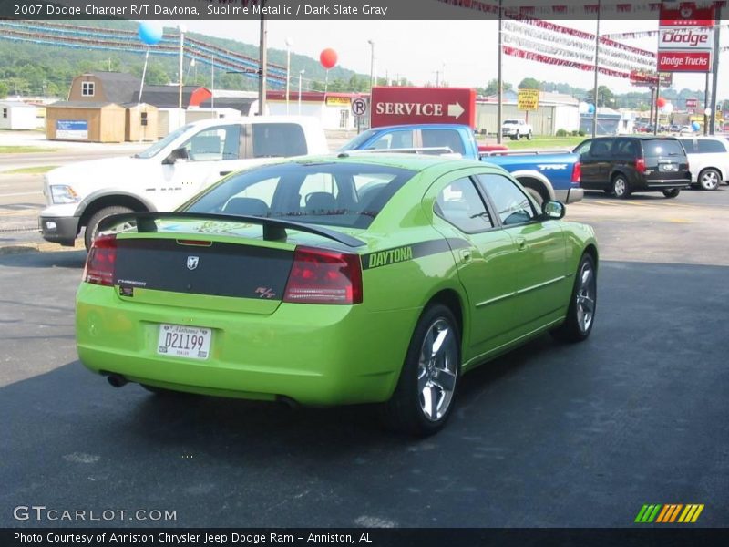 Sublime Metallic / Dark Slate Gray 2007 Dodge Charger R/T Daytona