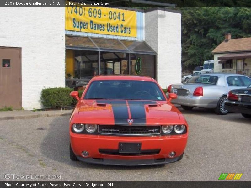 TorRed / Dark Slate Gray 2009 Dodge Challenger SRT8