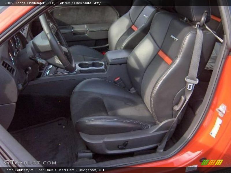 TorRed / Dark Slate Gray 2009 Dodge Challenger SRT8