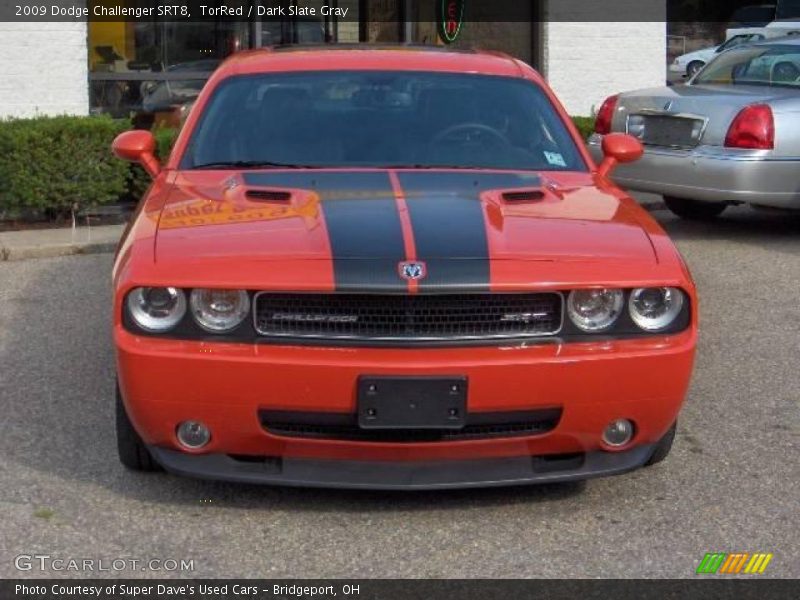 TorRed / Dark Slate Gray 2009 Dodge Challenger SRT8