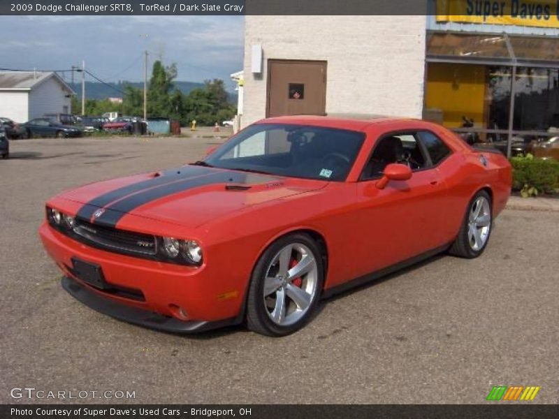 TorRed / Dark Slate Gray 2009 Dodge Challenger SRT8
