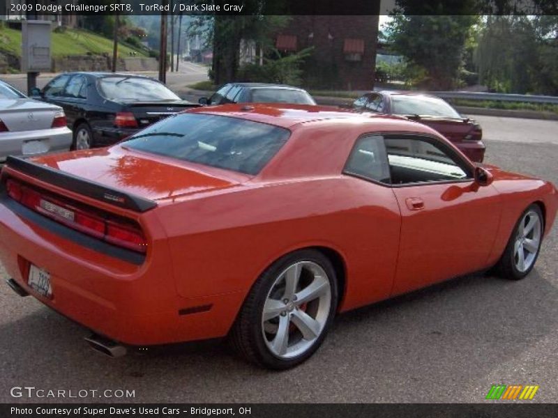 TorRed / Dark Slate Gray 2009 Dodge Challenger SRT8