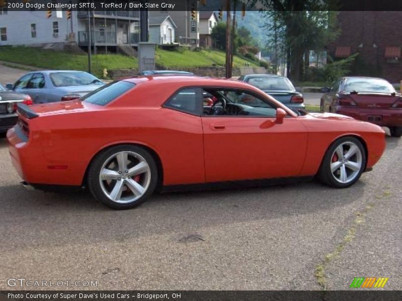 TorRed / Dark Slate Gray 2009 Dodge Challenger SRT8