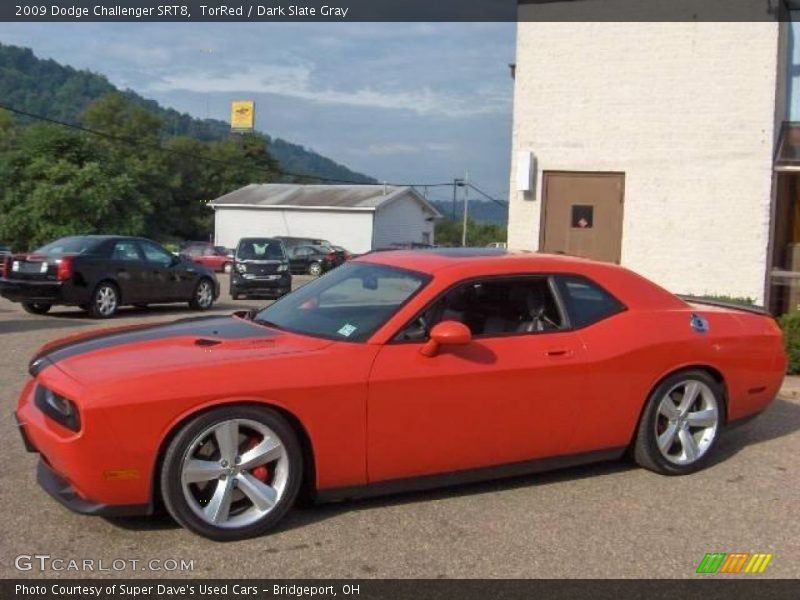 TorRed / Dark Slate Gray 2009 Dodge Challenger SRT8