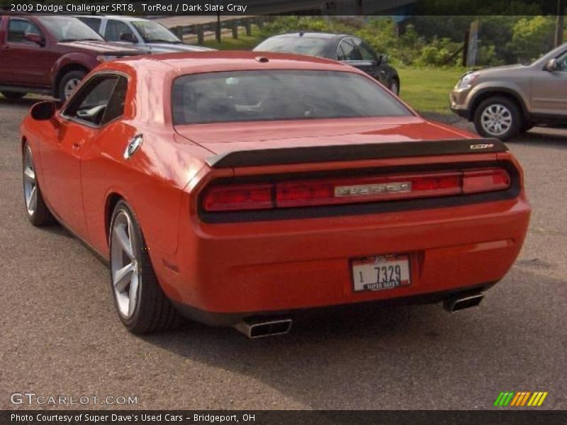TorRed / Dark Slate Gray 2009 Dodge Challenger SRT8