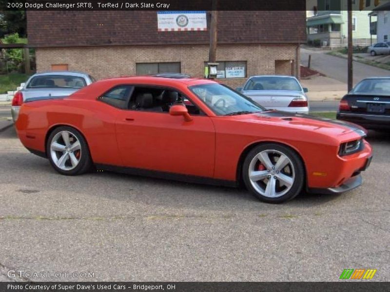 TorRed / Dark Slate Gray 2009 Dodge Challenger SRT8