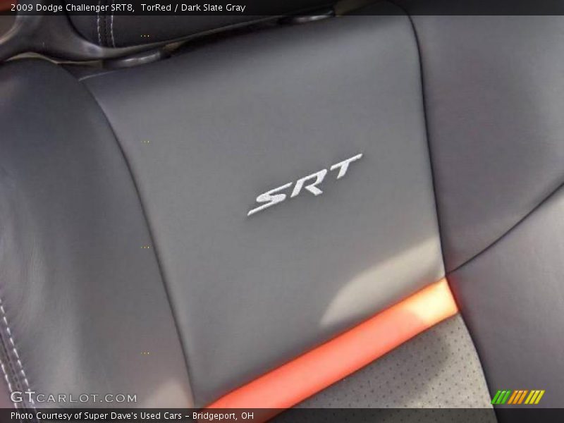TorRed / Dark Slate Gray 2009 Dodge Challenger SRT8