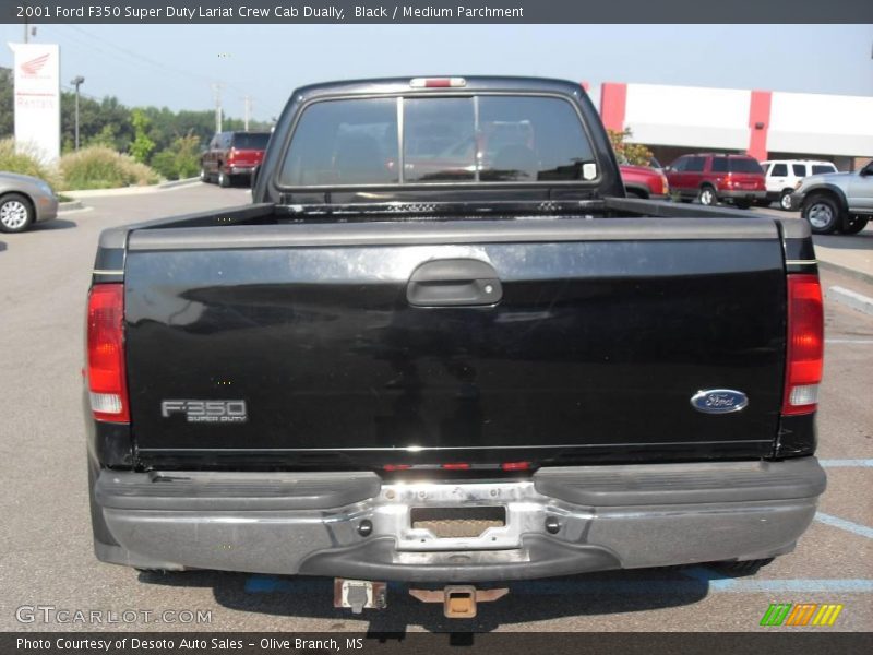 Black / Medium Parchment 2001 Ford F350 Super Duty Lariat Crew Cab Dually