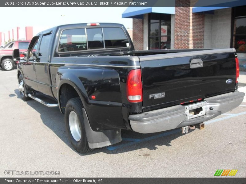 Black / Medium Parchment 2001 Ford F350 Super Duty Lariat Crew Cab Dually