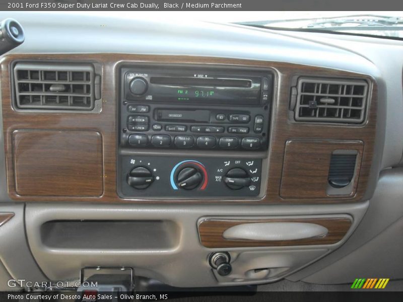 Black / Medium Parchment 2001 Ford F350 Super Duty Lariat Crew Cab Dually