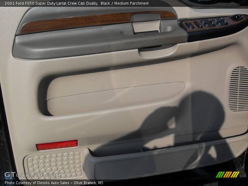 Black / Medium Parchment 2001 Ford F350 Super Duty Lariat Crew Cab Dually