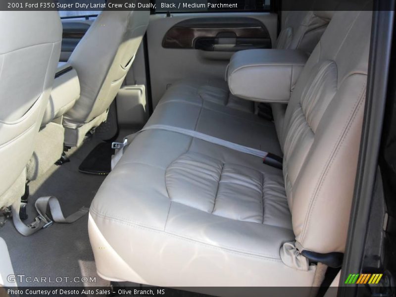 Black / Medium Parchment 2001 Ford F350 Super Duty Lariat Crew Cab Dually