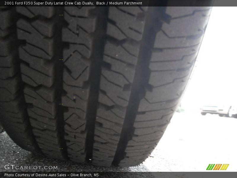 Black / Medium Parchment 2001 Ford F350 Super Duty Lariat Crew Cab Dually