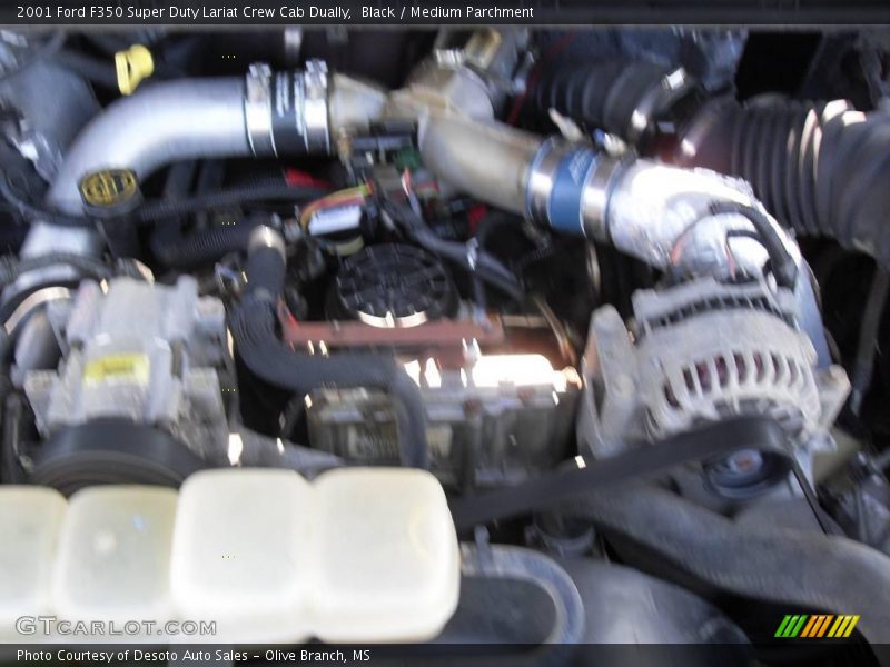 Black / Medium Parchment 2001 Ford F350 Super Duty Lariat Crew Cab Dually