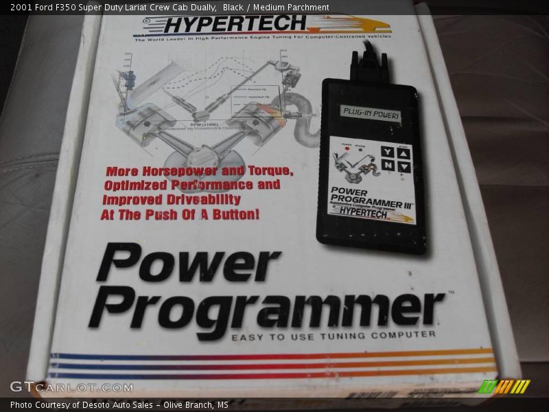 Black / Medium Parchment 2001 Ford F350 Super Duty Lariat Crew Cab Dually