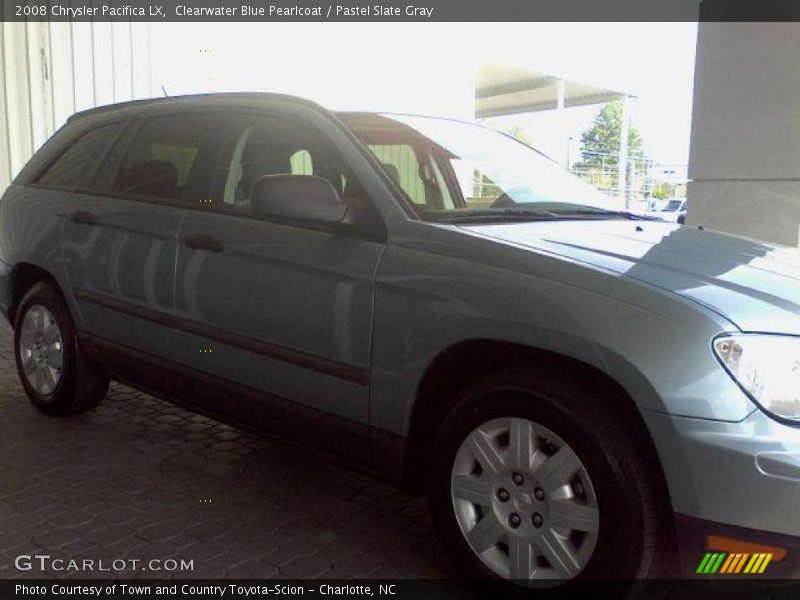 Clearwater Blue Pearlcoat / Pastel Slate Gray 2008 Chrysler Pacifica LX