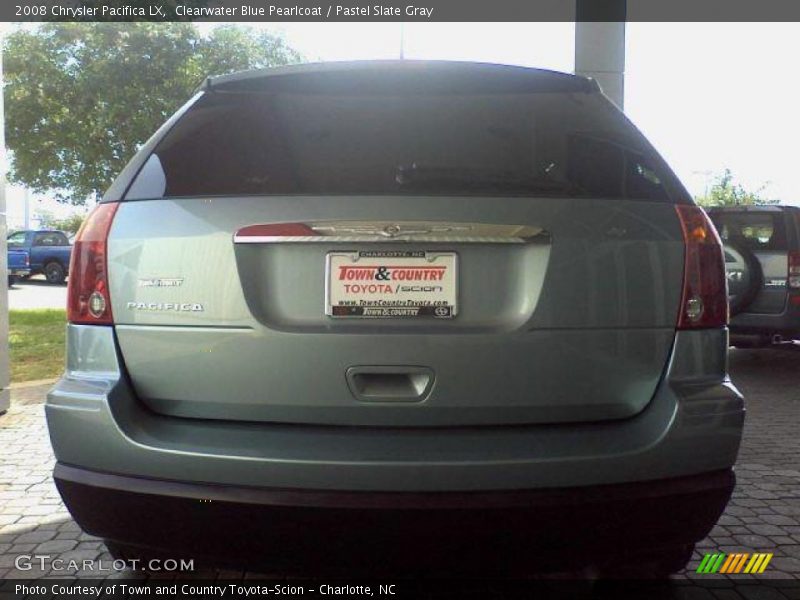 Clearwater Blue Pearlcoat / Pastel Slate Gray 2008 Chrysler Pacifica LX