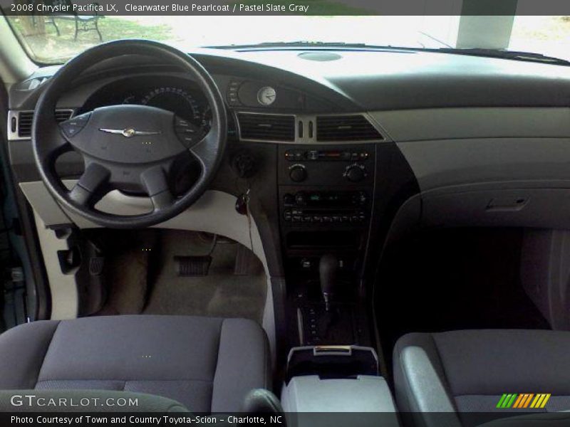 Clearwater Blue Pearlcoat / Pastel Slate Gray 2008 Chrysler Pacifica LX
