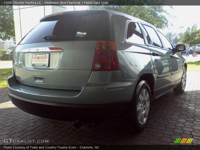 Clearwater Blue Pearlcoat / Pastel Slate Gray 2008 Chrysler Pacifica LX
