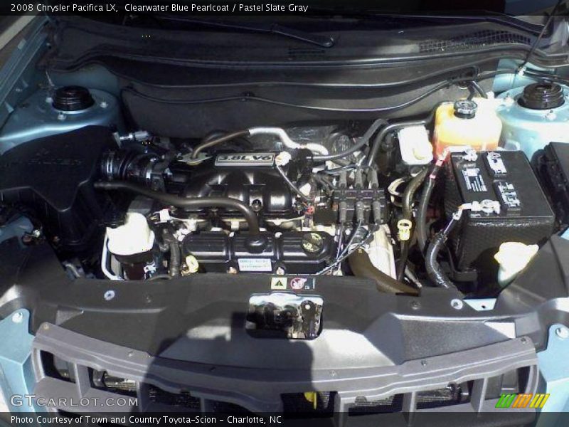 Clearwater Blue Pearlcoat / Pastel Slate Gray 2008 Chrysler Pacifica LX