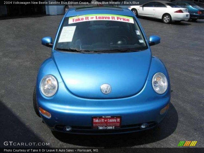 Mailbu Blue Metallic / Black/Blue 2004 Volkswagen New Beetle Satellite Blue Edition Coupe