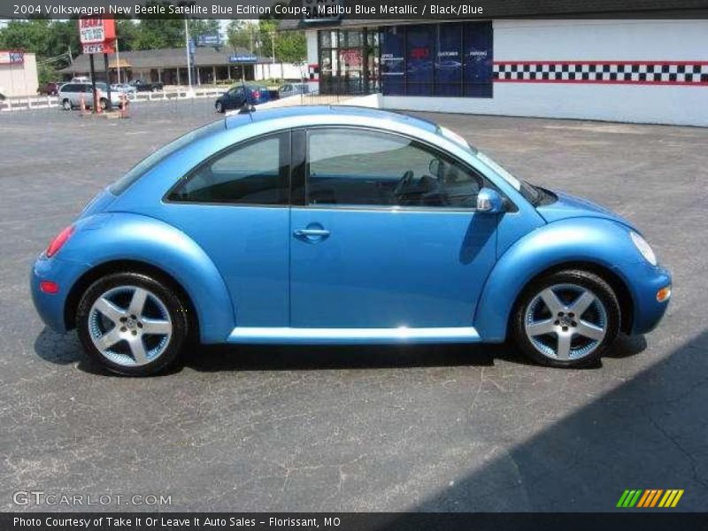 Mailbu Blue Metallic / Black/Blue 2004 Volkswagen New Beetle Satellite Blue Edition Coupe