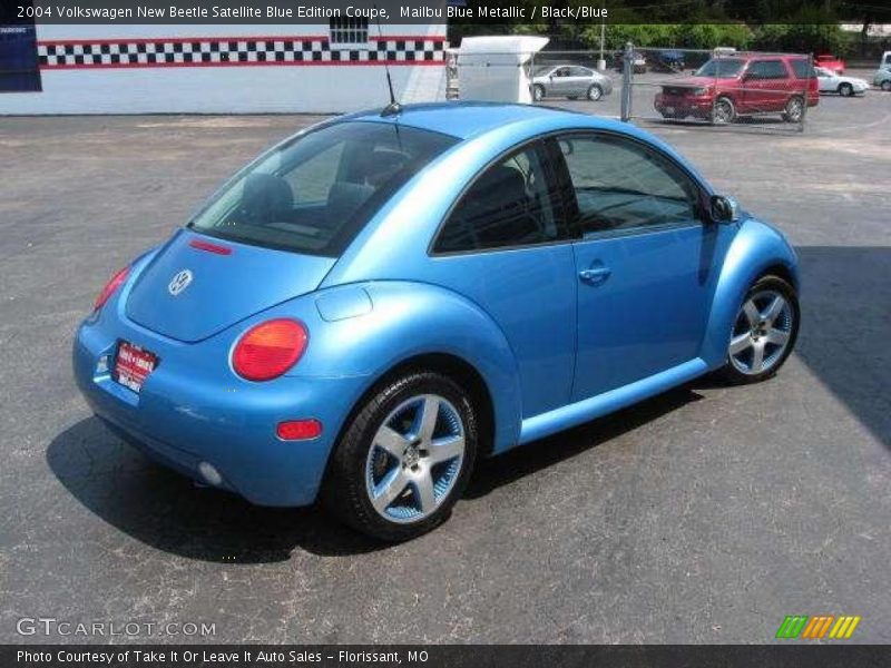 Mailbu Blue Metallic / Black/Blue 2004 Volkswagen New Beetle Satellite Blue Edition Coupe