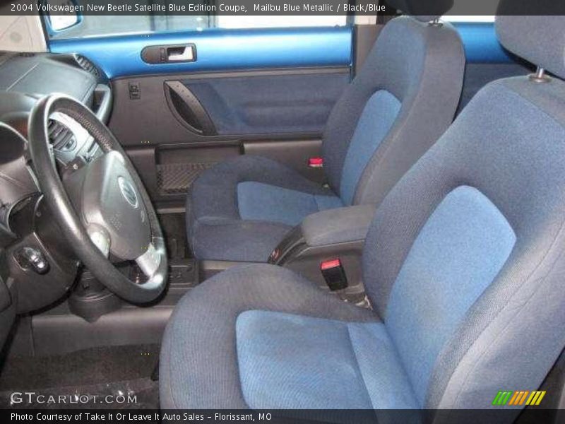Mailbu Blue Metallic / Black/Blue 2004 Volkswagen New Beetle Satellite Blue Edition Coupe