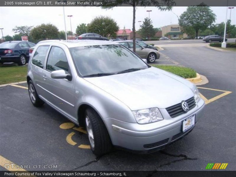 Reflex Silver Metallic / Black 2005 Volkswagen GTI 1.8T