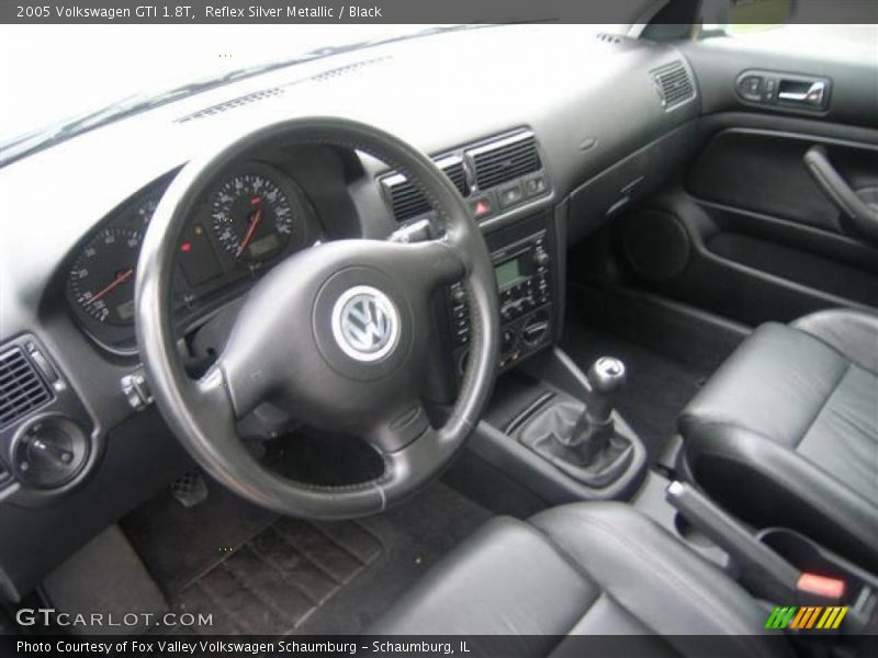 Reflex Silver Metallic / Black 2005 Volkswagen GTI 1.8T