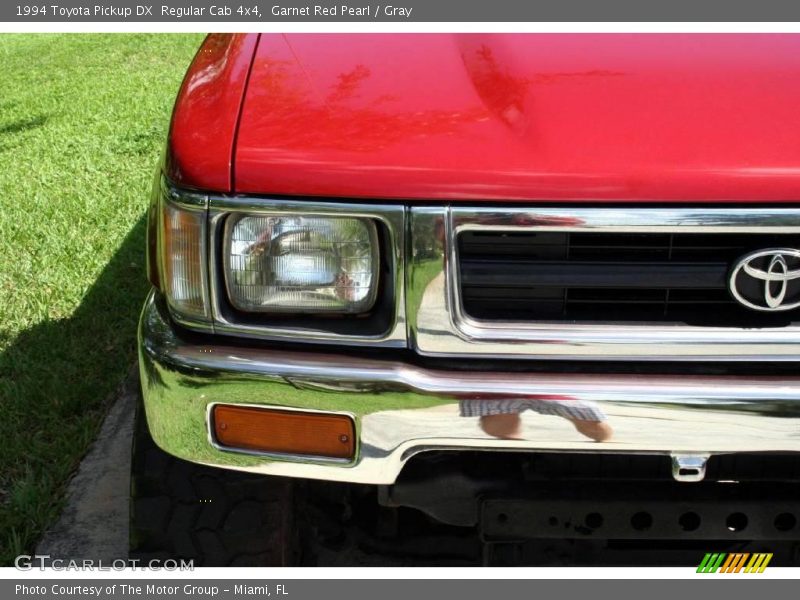 Garnet Red Pearl / Gray 1994 Toyota Pickup DX  Regular Cab 4x4