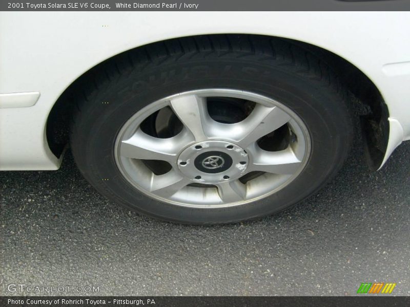 White Diamond Pearl / Ivory 2001 Toyota Solara SLE V6 Coupe