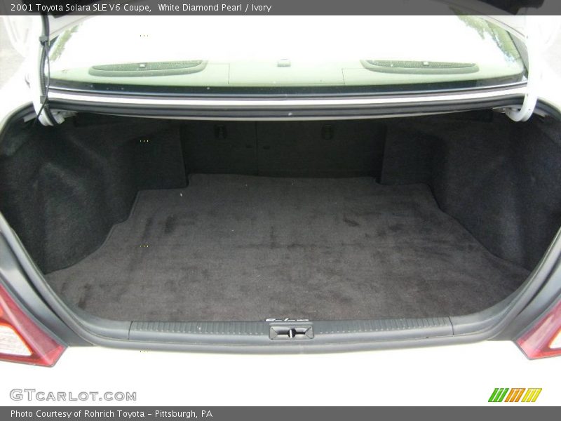 White Diamond Pearl / Ivory 2001 Toyota Solara SLE V6 Coupe