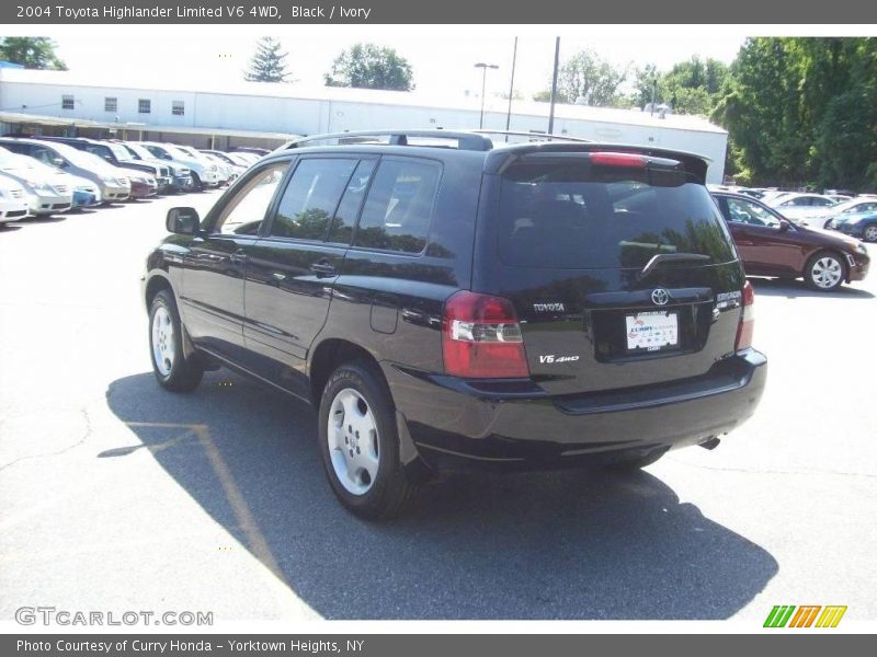 Black / Ivory 2004 Toyota Highlander Limited V6 4WD