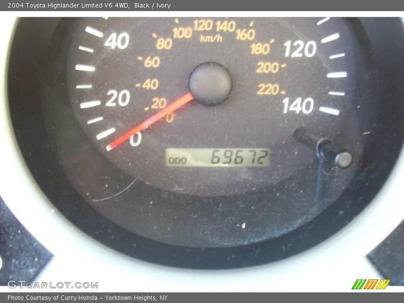 Black / Ivory 2004 Toyota Highlander Limited V6 4WD