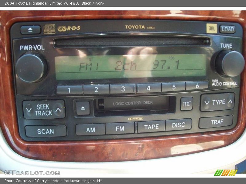 Black / Ivory 2004 Toyota Highlander Limited V6 4WD
