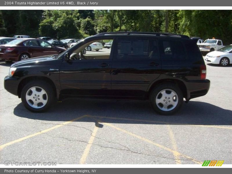 Black / Ivory 2004 Toyota Highlander Limited V6 4WD